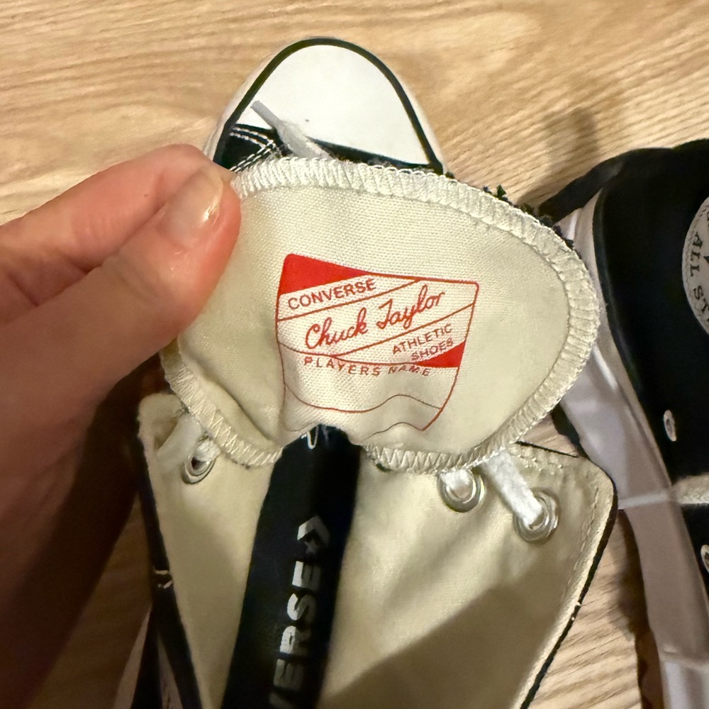 Black and White Converse High-Top Run Star Hike Sneakers- Like New - Picture 8 of 13